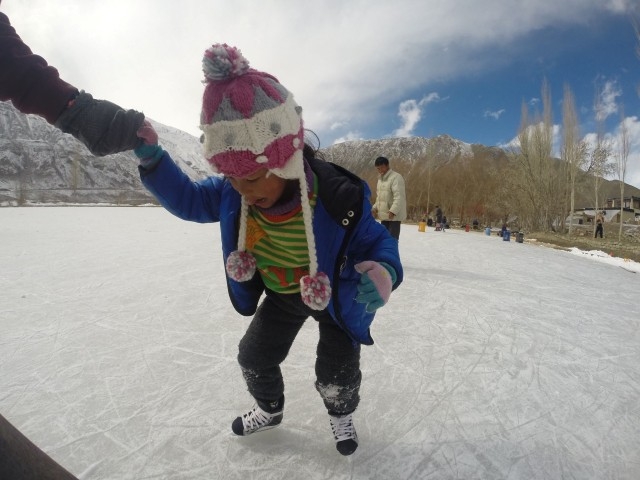 learning to skate